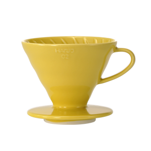 V60 Ceramic Colour Dripper, 02 Size, Yellow