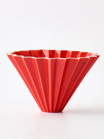 Origami Ceramic Dripper M Red