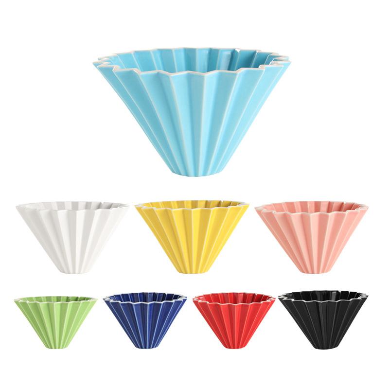 Origami Ceramic Dripper M Green