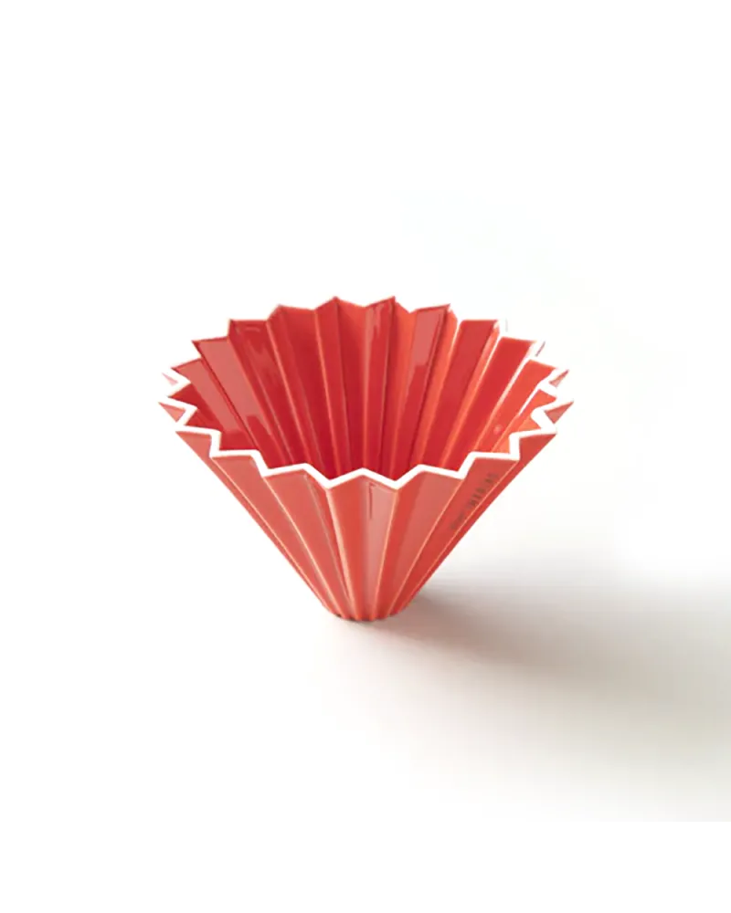 Origami Ceramic Dripper M Red