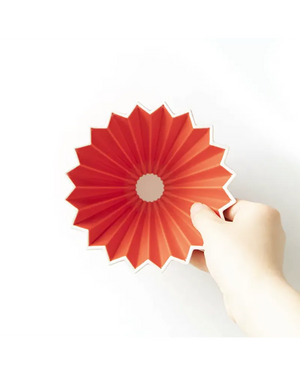 Origami Ceramic Dripper M Red