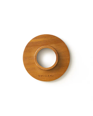 Origami Dripper Holder Wooden Dark Brown